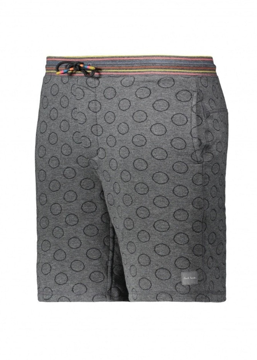 Clothing Paul Smith | Paul Smith Jacquard Polka Dot Short-Slate