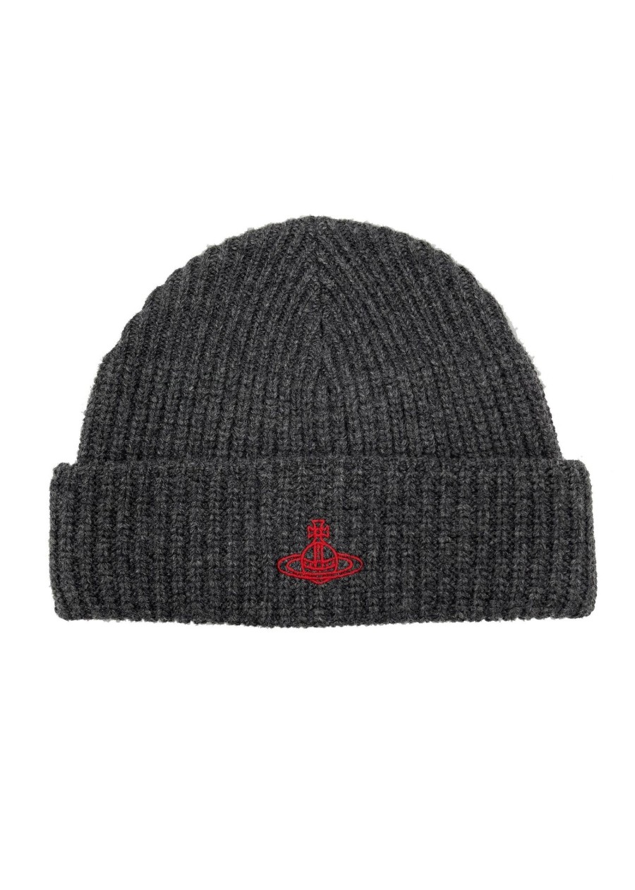 Accessories Vivienne Westwood | Vivienne Westwood Sporty Beanie-Grey