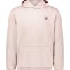 Clothing Fred Perry | Fred Perry Heavy Hoodie-Dark Pink