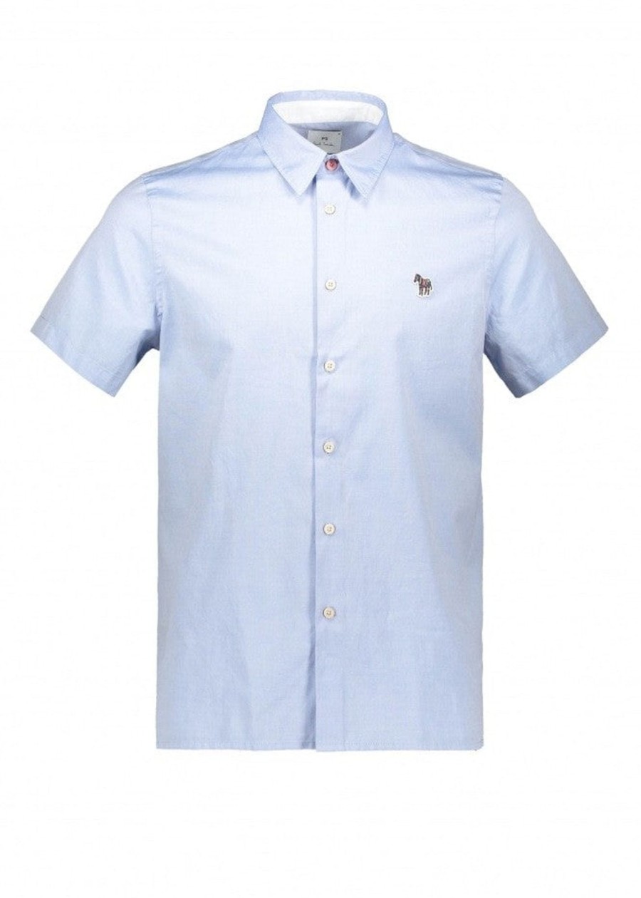 Clothing Paul Smith | Paul Smith Ss Casual Fit Shirt-Petroi