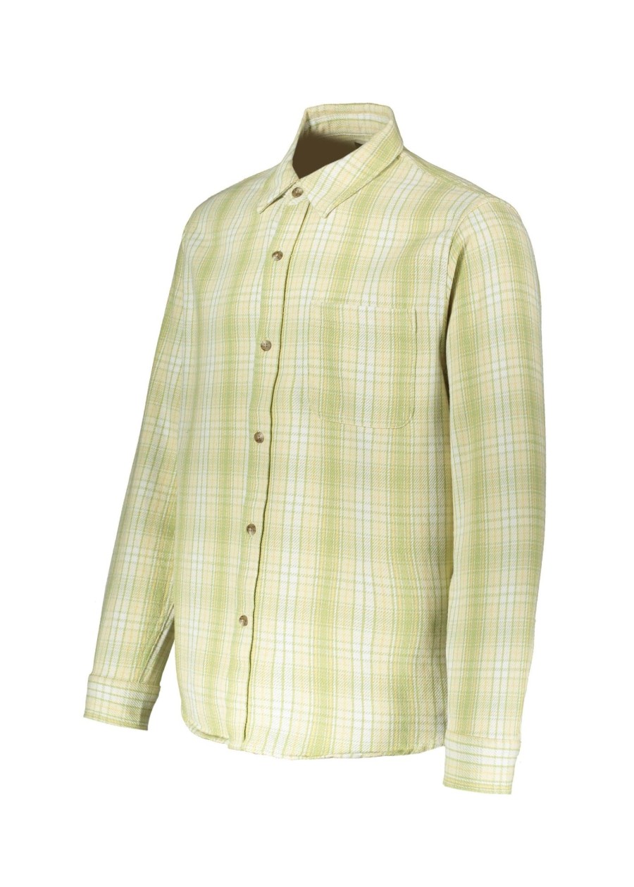 Clothing Stussy | Stussy Beach Plaid Shirt-Lime