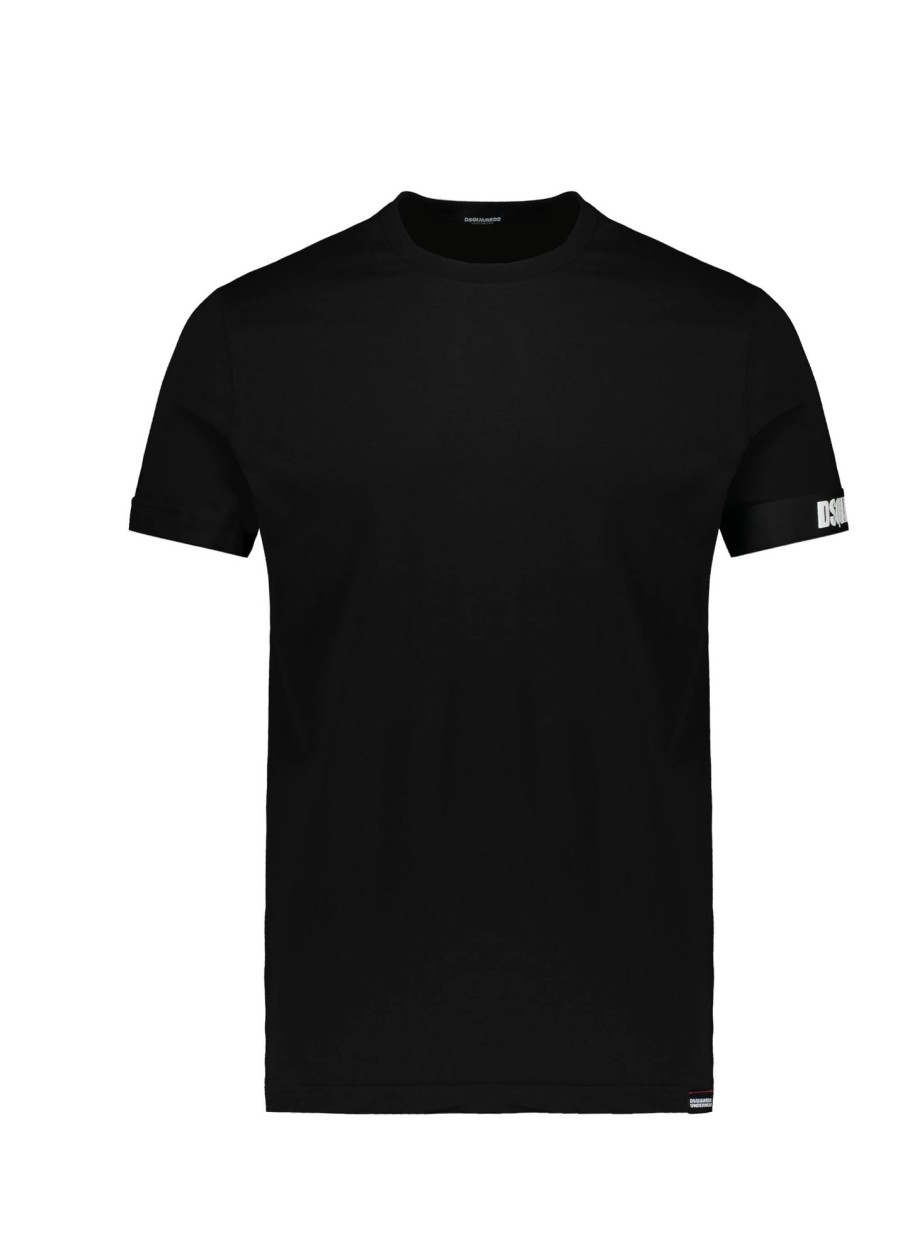 Clothing D Squared2 | D-Squared 2 Cotton T-Shirt-Black