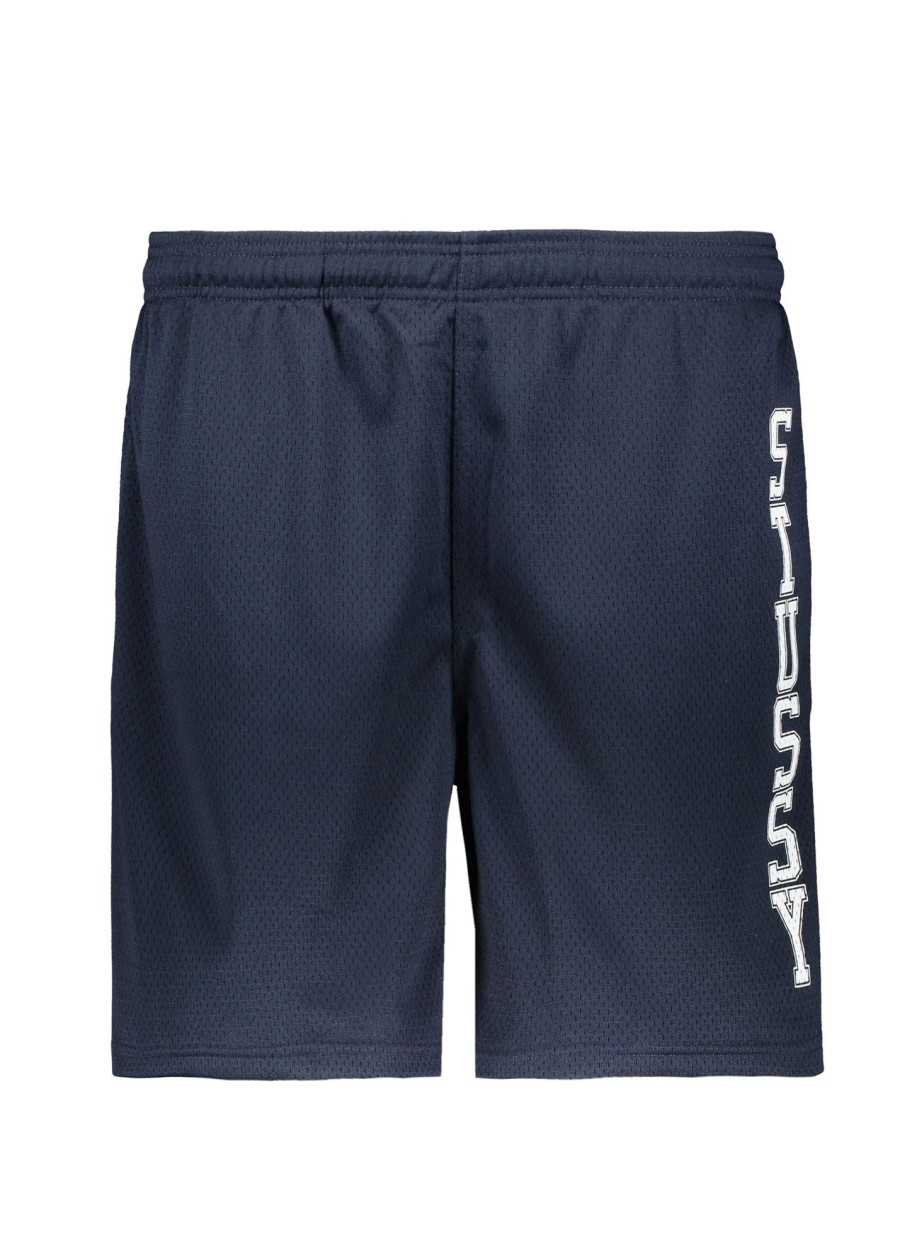 Clothing Stussy | Stussy Collegiate Mesh Short-Navy