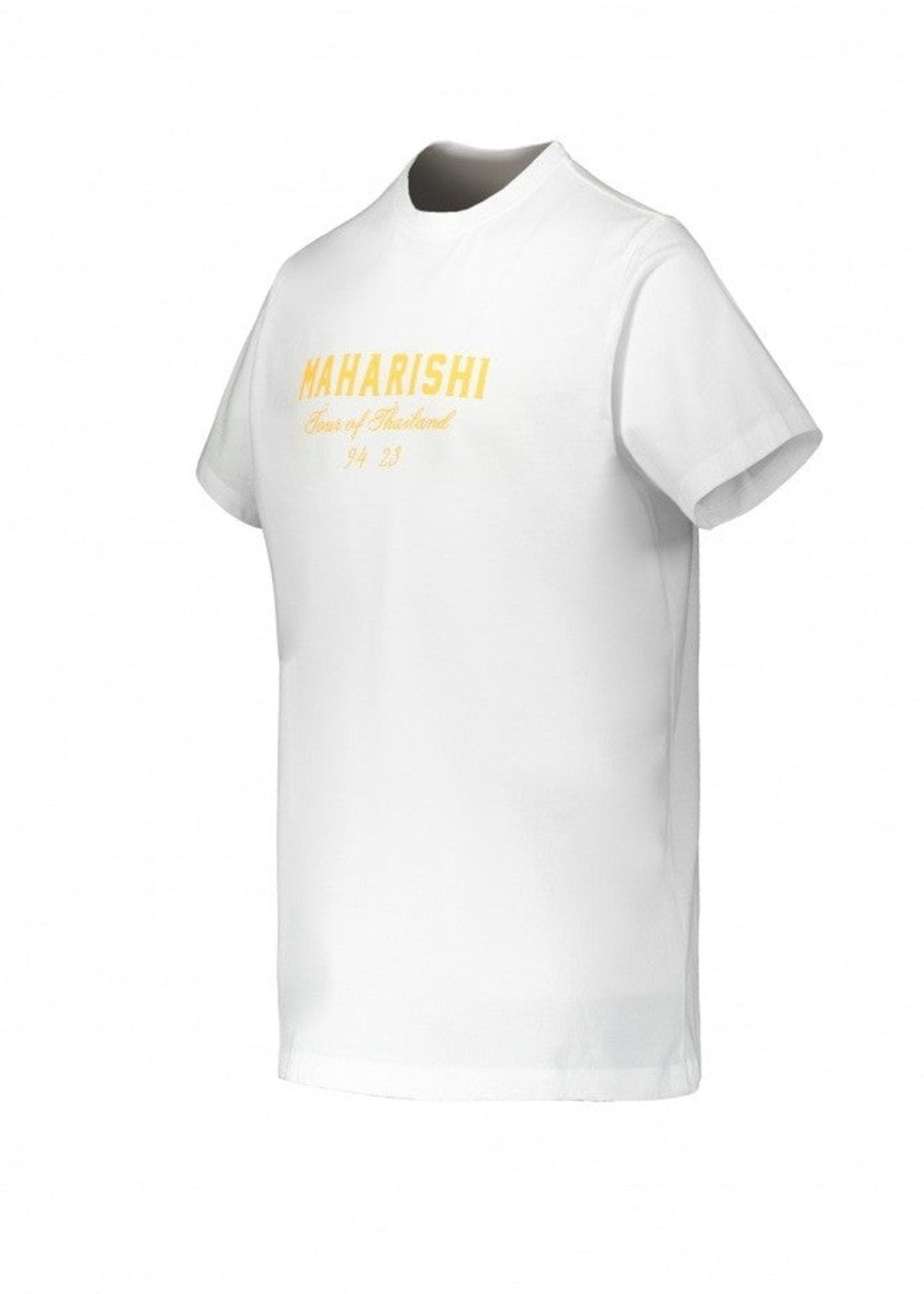 Clothing Maharishi | Maharishi Temple Naga Organic T Shirt-White