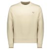 Clothing Fred Perry | Fred Perry Crew Neck Sweatshirt-Oatmeal