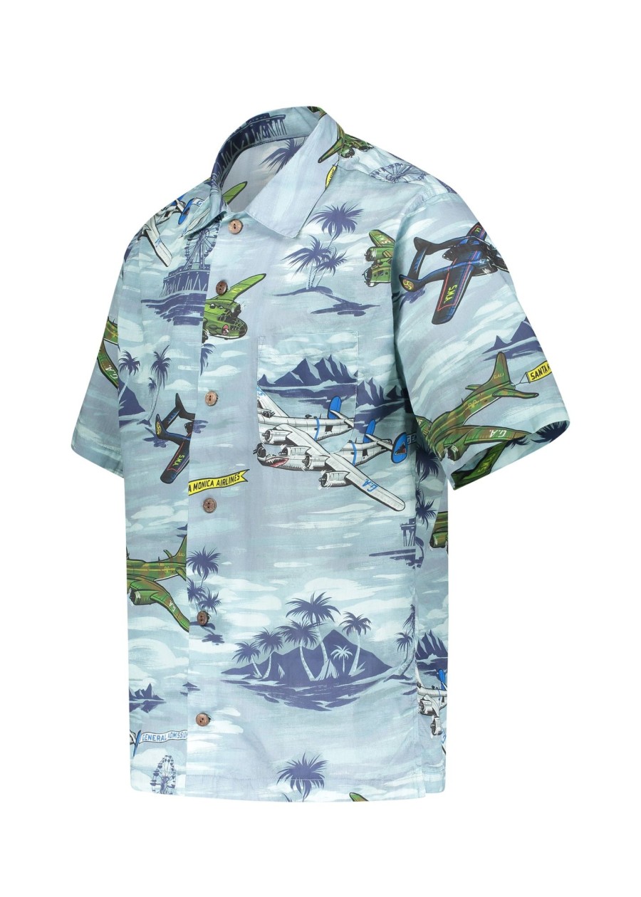 Clothing General Admission | General Admission Bomber Plane Ss Shirt-Multi