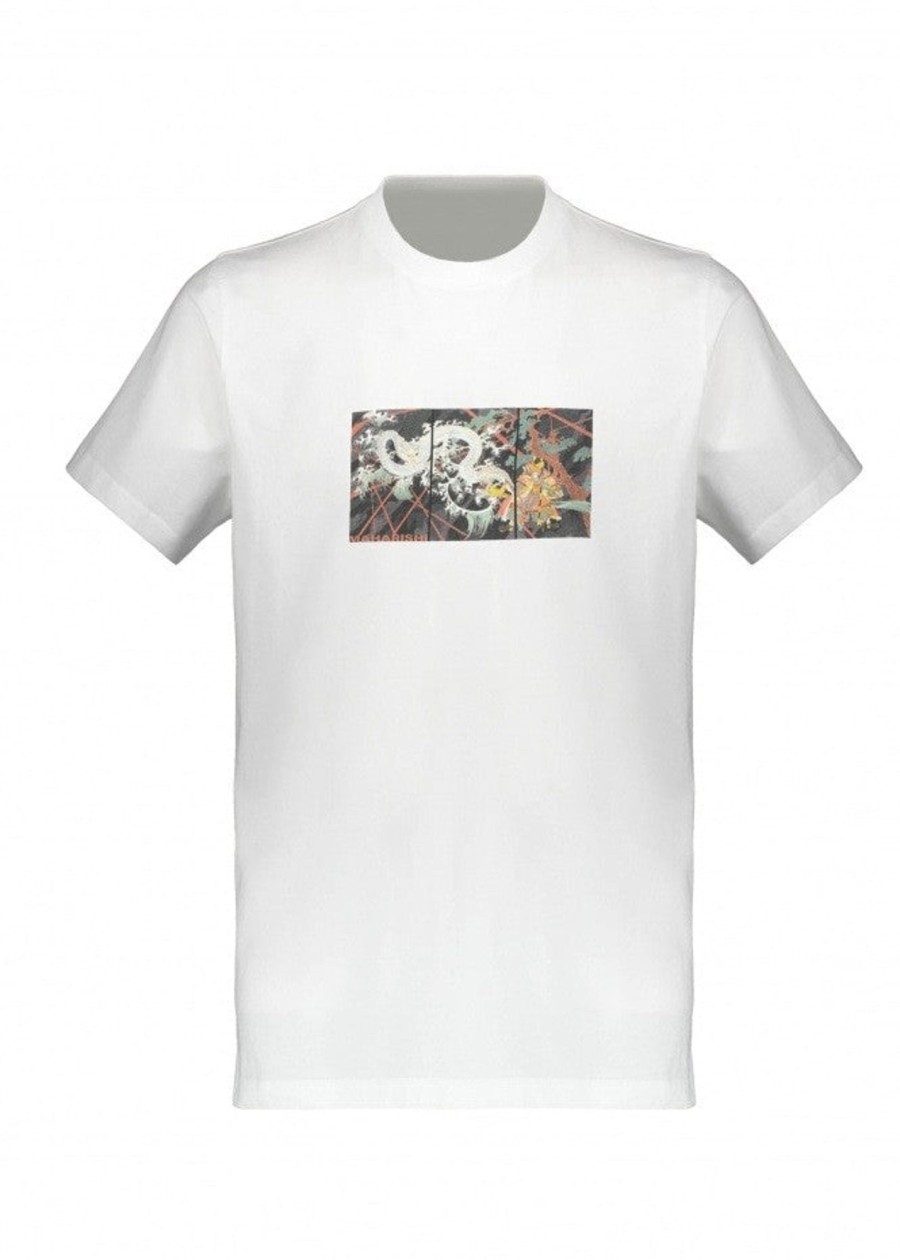 Clothing Maharishi | Maharishi Triptych Water Dragon-White