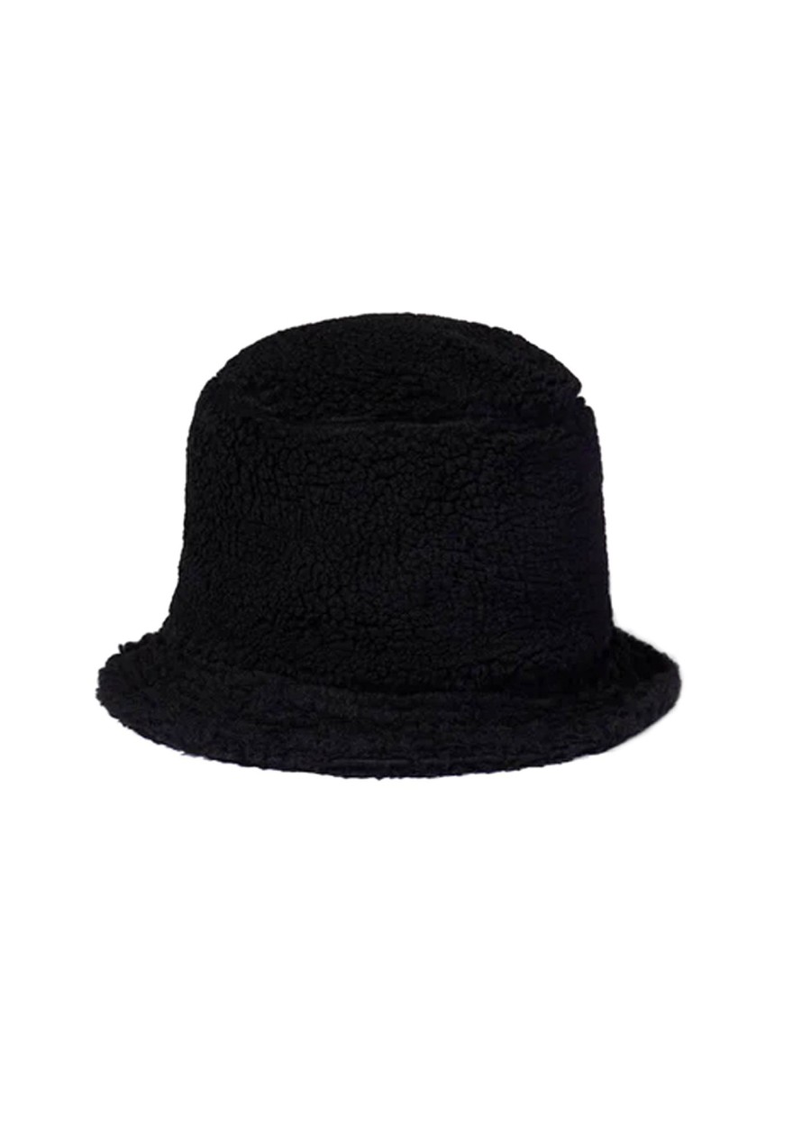 Accessories Maharishi | Maharishi Fleece High Bucket Hat-Black