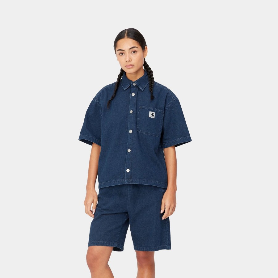 Clothing Carhartt WIP | Carhartt Wip Lovillia Shorts-Blue