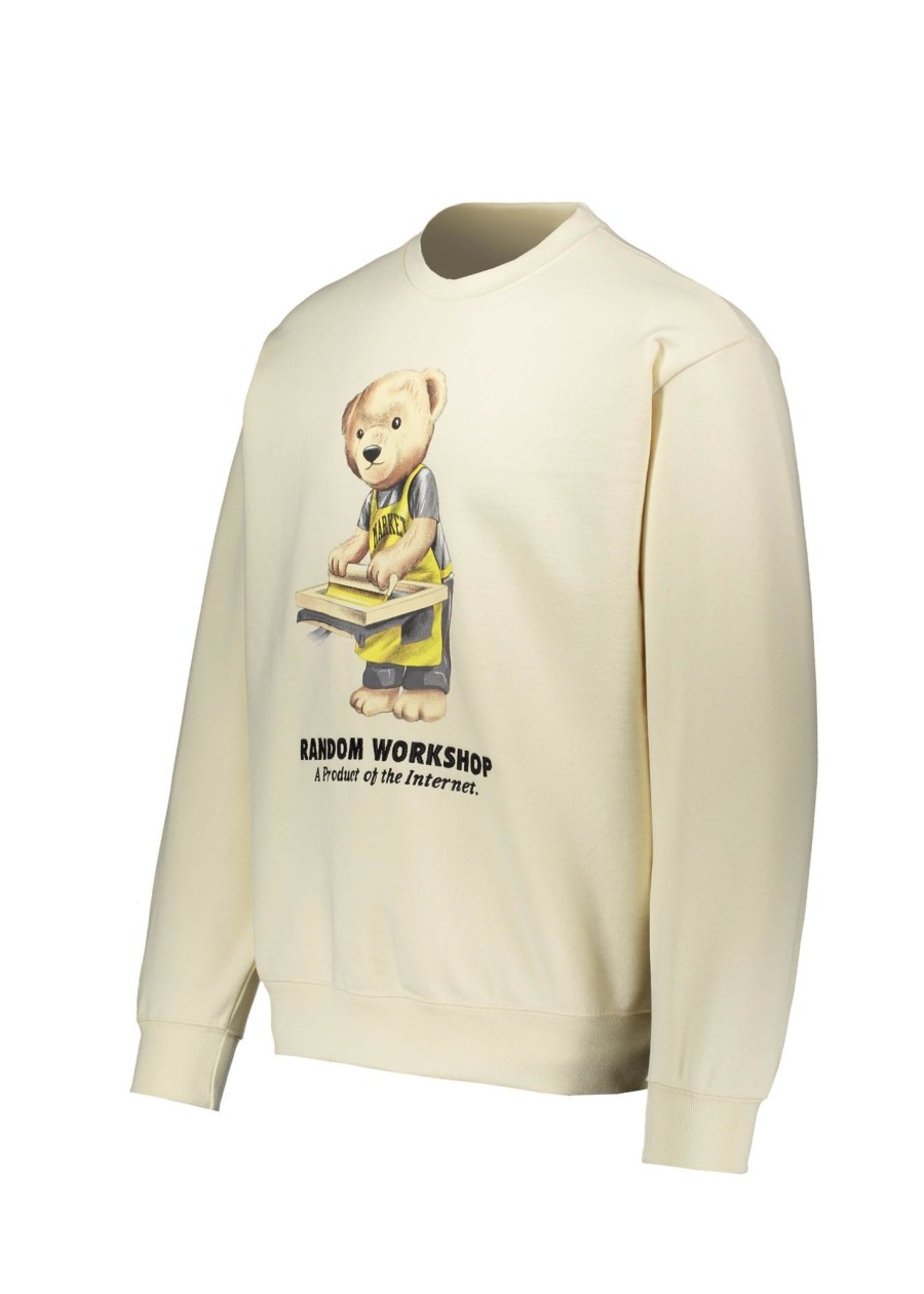 Clothing MARKET | Market Random Workshop Bear Sweatshirt-Cream