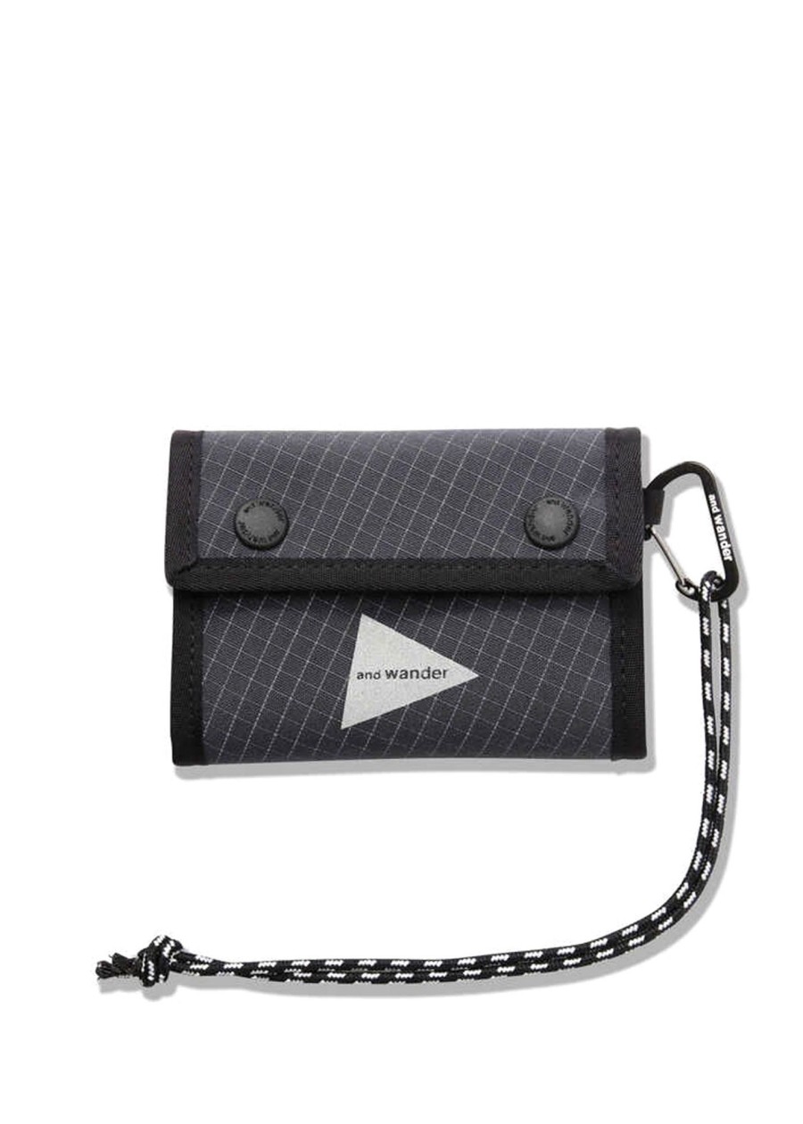 Accessories And Wander | And Wander Reflective Wallet-Charcoal