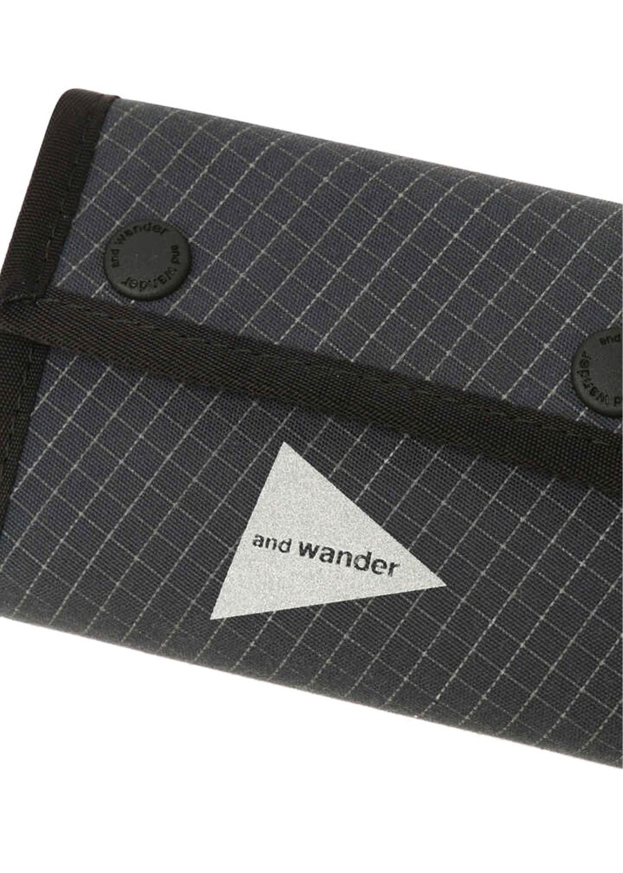 Accessories And Wander | And Wander Reflective Wallet-Charcoal