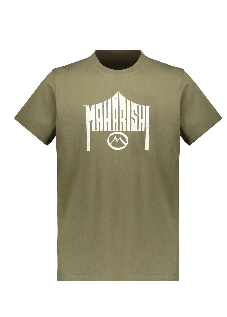 Clothing Maharishi | Maharishi Temple Kay-One Print T-Shirt-Olive