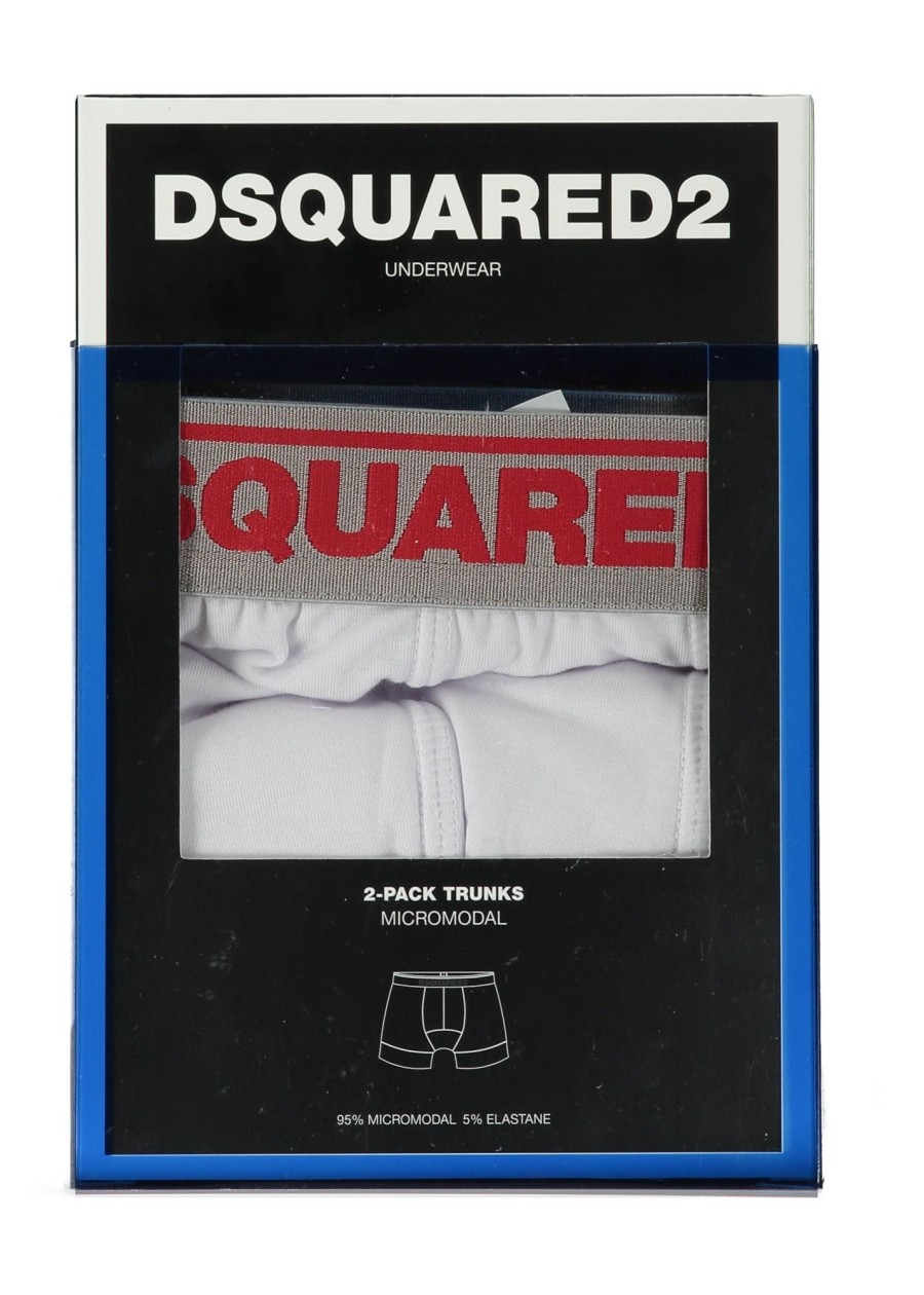 Accessories D Squared2 | Dsquared2 Trunk Twin Pack-White