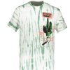 Clothing MARKET | Growth Market Tie Dye T-Shirt-Green Stripe