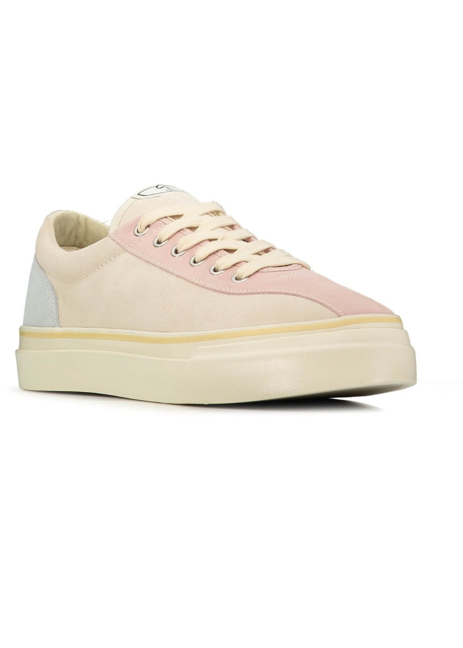 Footwear Stepney Workers Club | Dellow Suede Trainers-Pastel