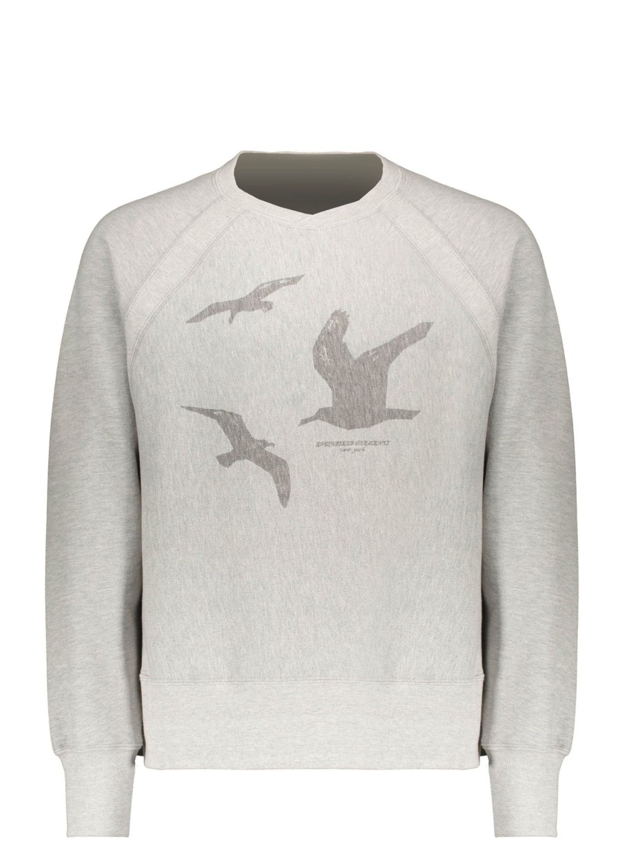 Clothing Engineered Garments | Engineered Garments Raglan Crew-Grey-Seagull