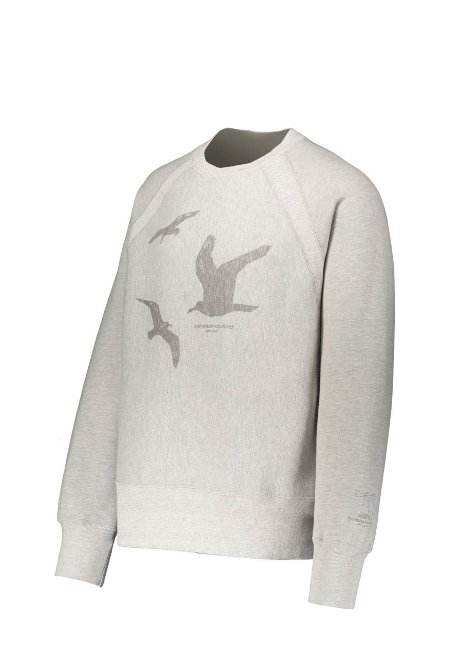 Clothing Engineered Garments | Engineered Garments Raglan Crew-Grey-Seagull