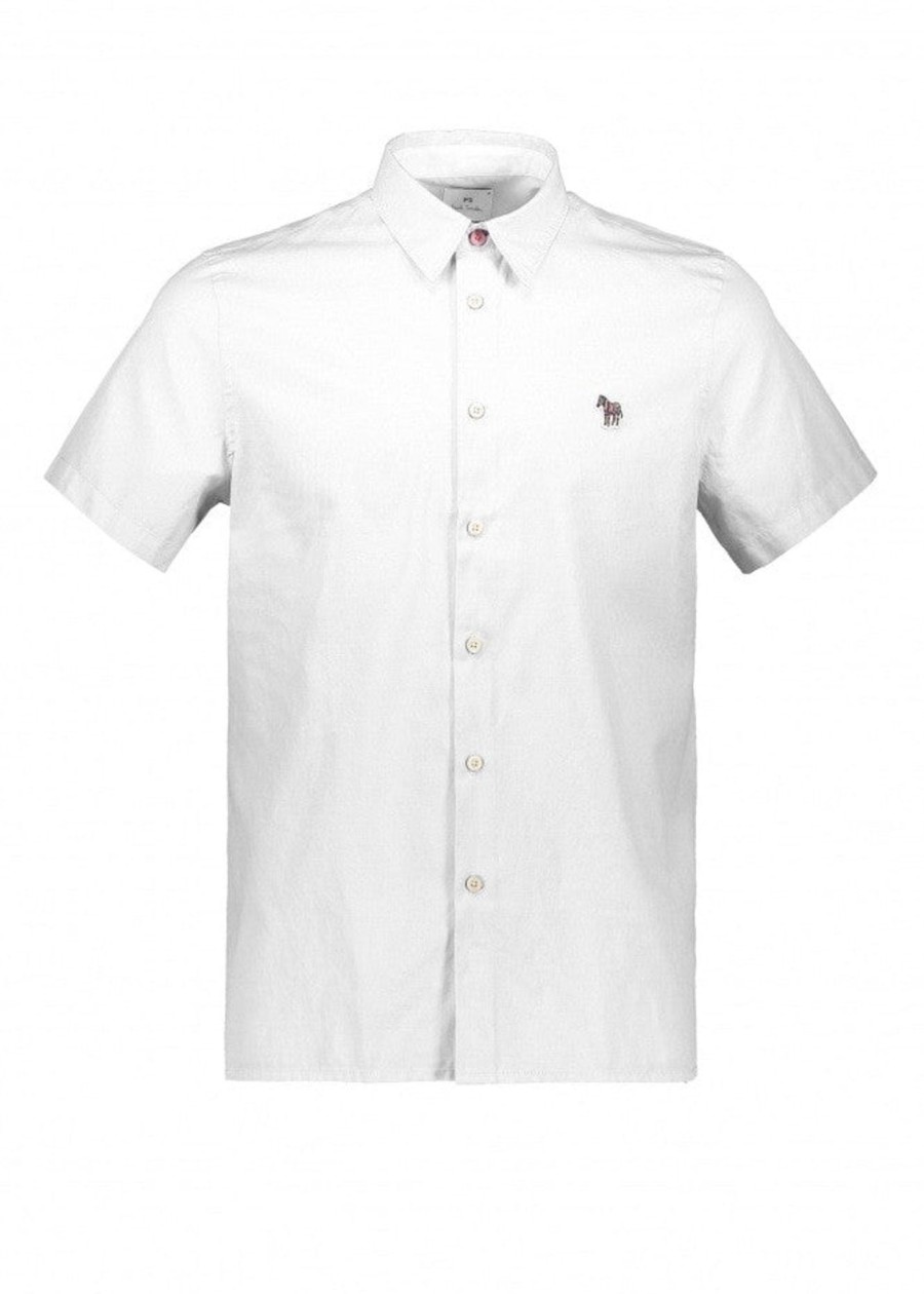 Clothing Paul Smith | Paul Smith Ss Casual Fit Shirt-White