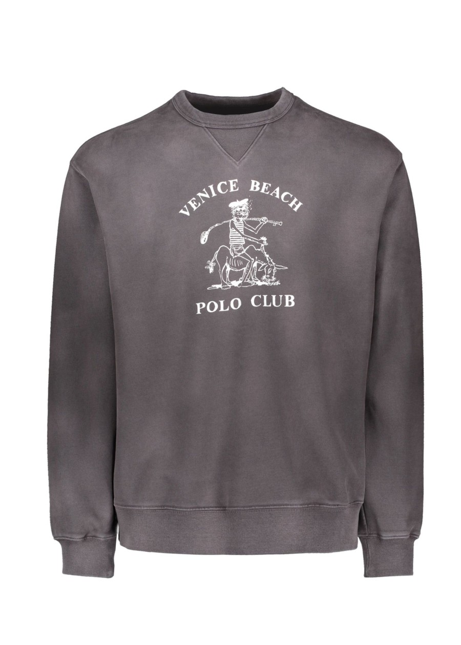 Clothing General Admission | General Admission Polo Club Crewneck Sweatshirt-Black