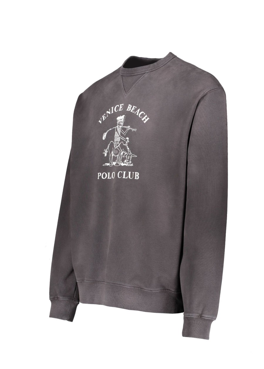 Clothing General Admission | General Admission Polo Club Crewneck Sweatshirt-Black