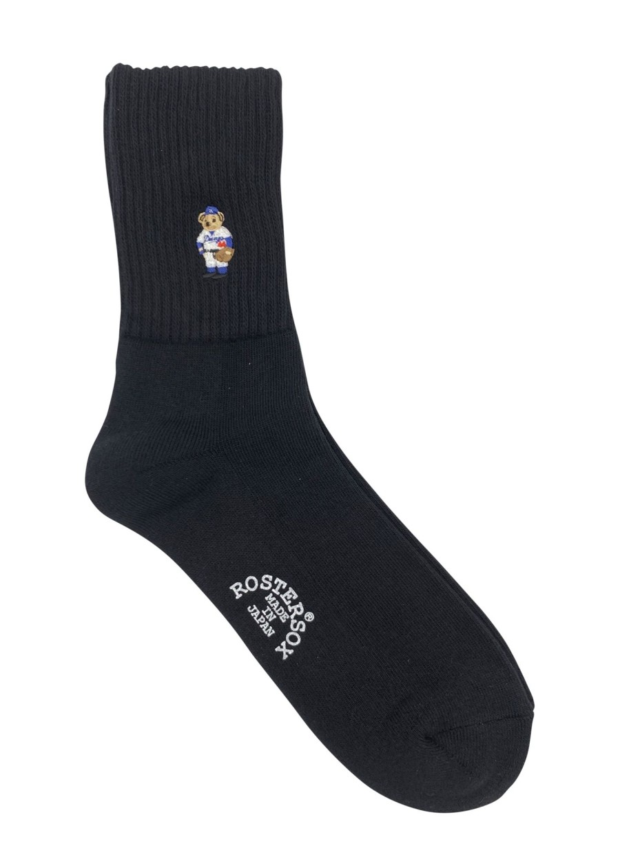 Accessories Rostersox | Rostersox'S Bear Socks-Black And White