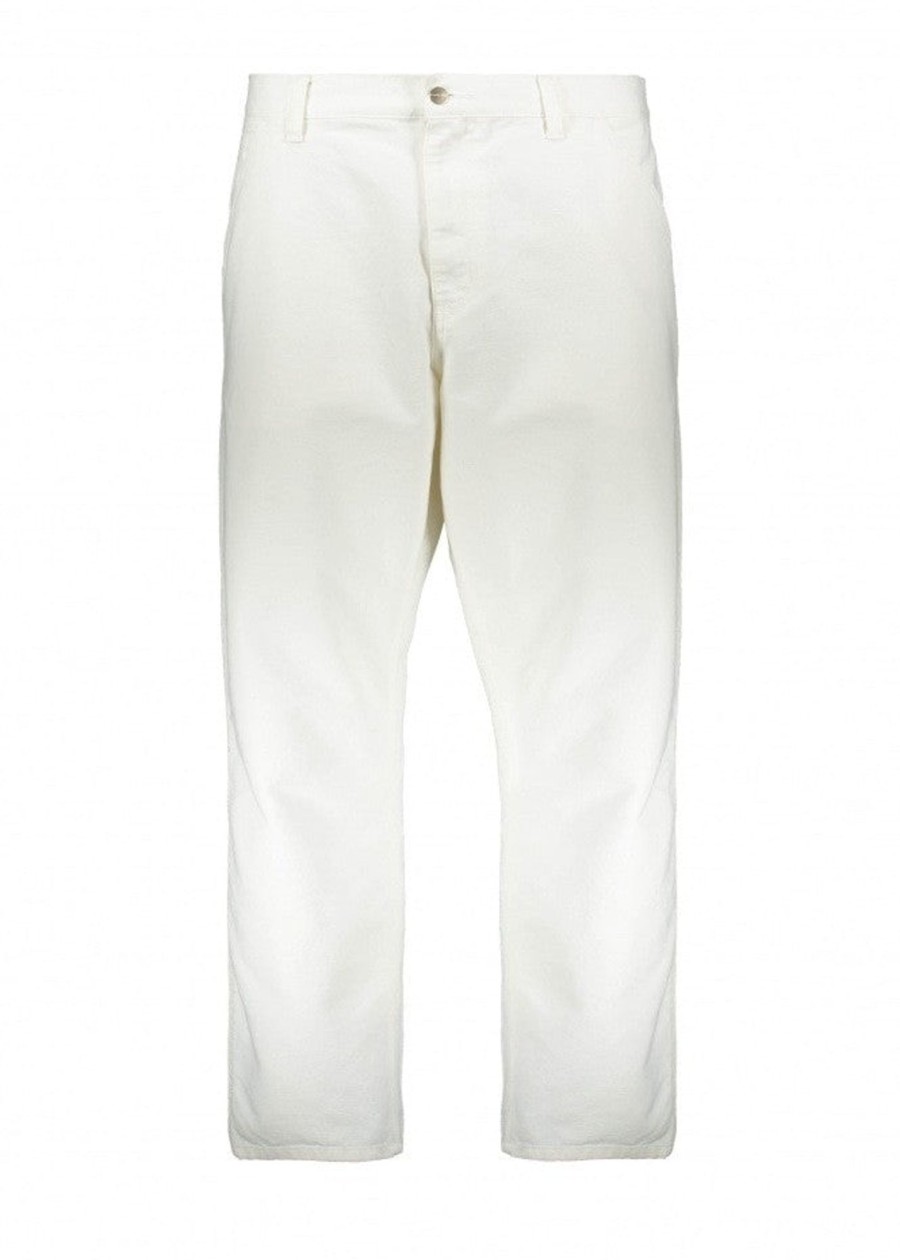 Clothing Carhartt WIP | Carhartt Dearborn Canvas Trousers-Off White