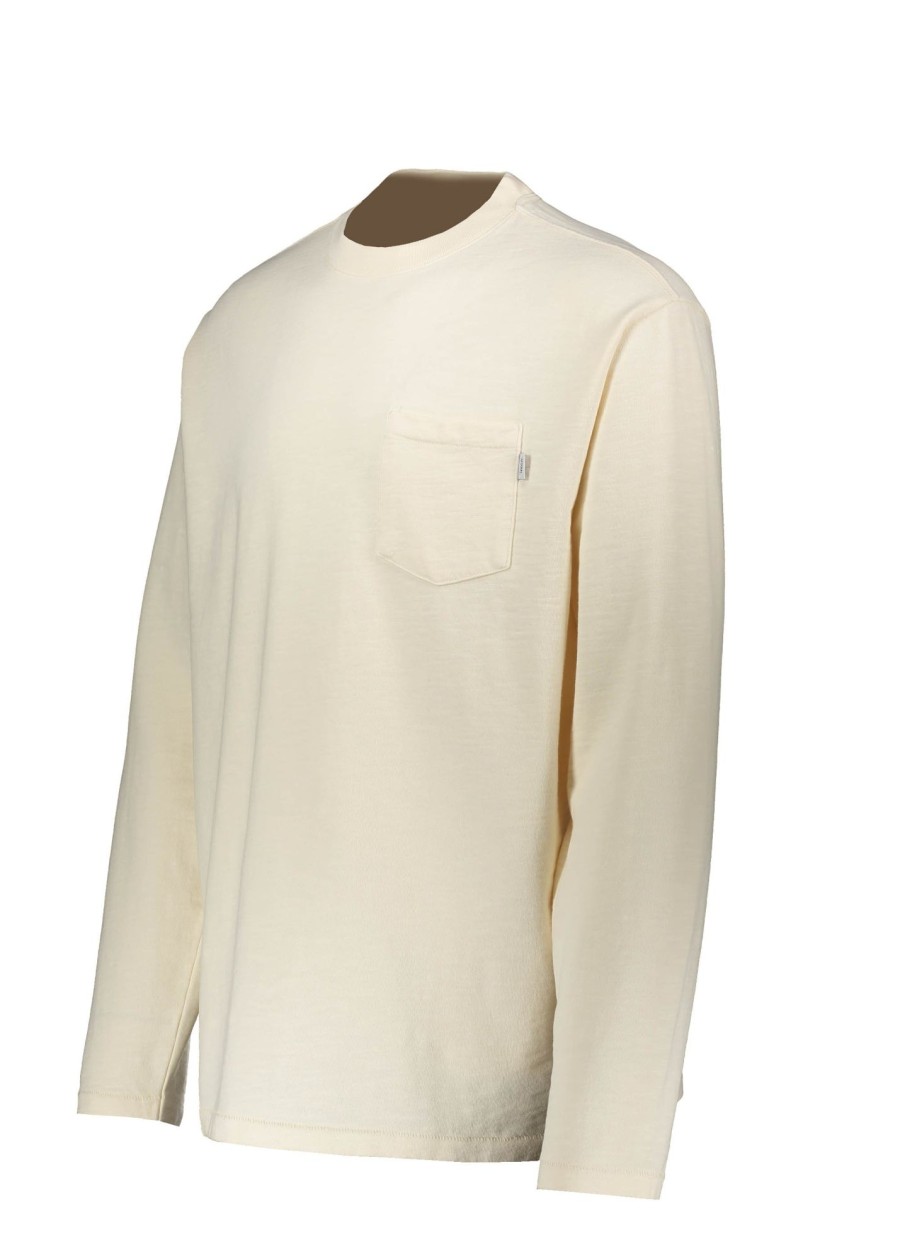 Clothing General Admission | General Admission Ls Mock Neck T-Shirt-Natural