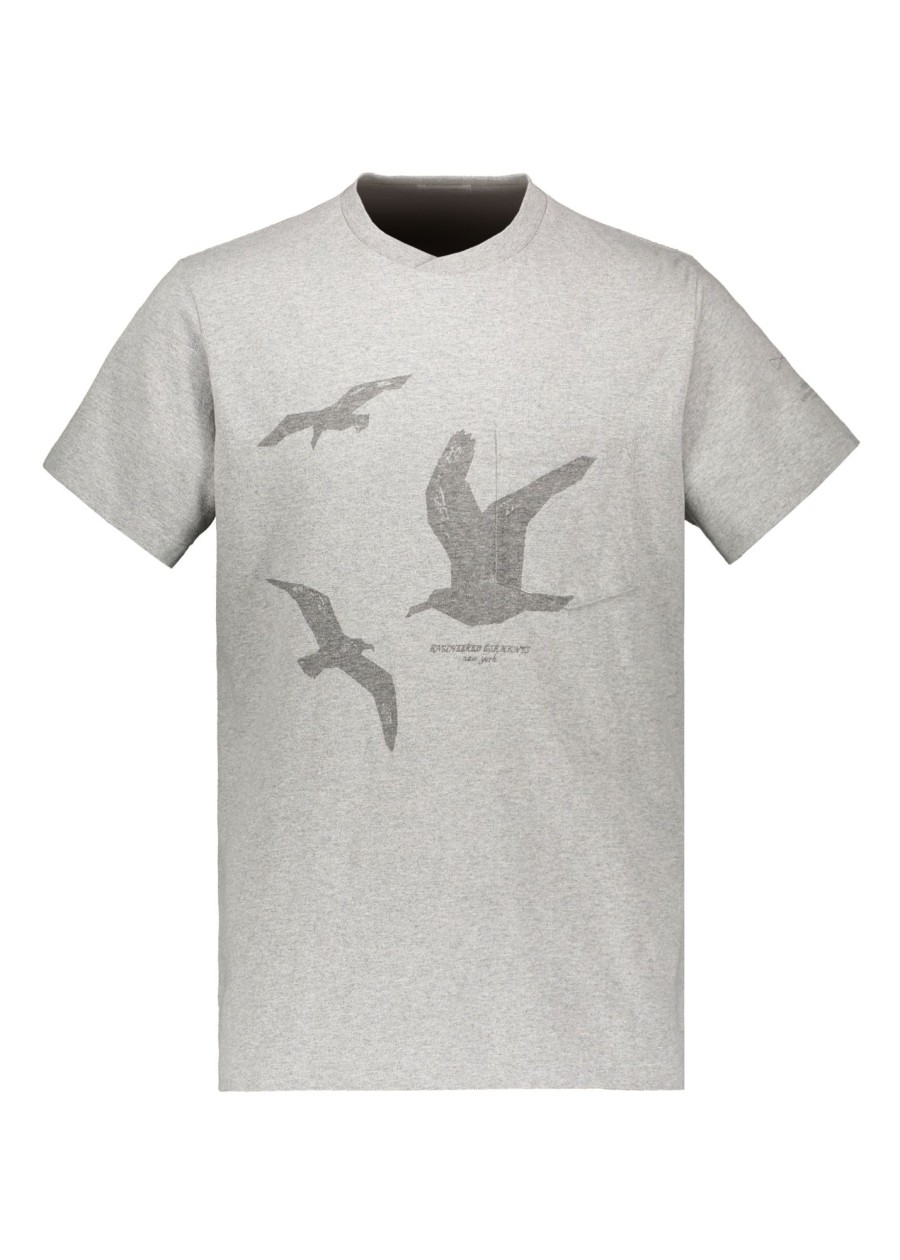 Clothing Engineered Garments | Engineered Garments Seagull Pocket Tee-Grey