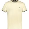 Clothing Fred Perry | Fred Perry Twin Tipped Tee-Ice Cream