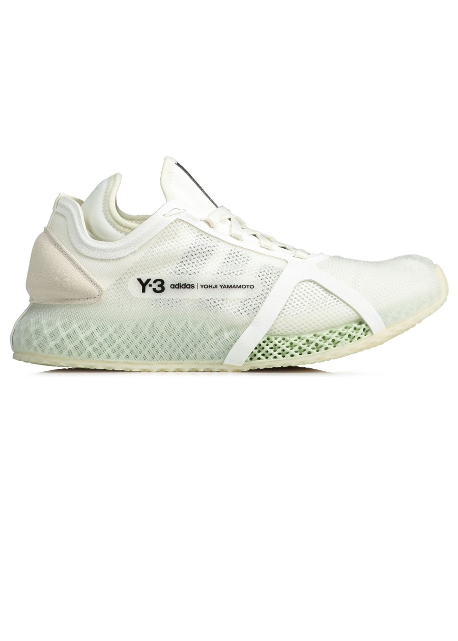 Footwear Y3 / adidas - Yohji Yamamoto | Y3 Runner 4D Iow-White/Green