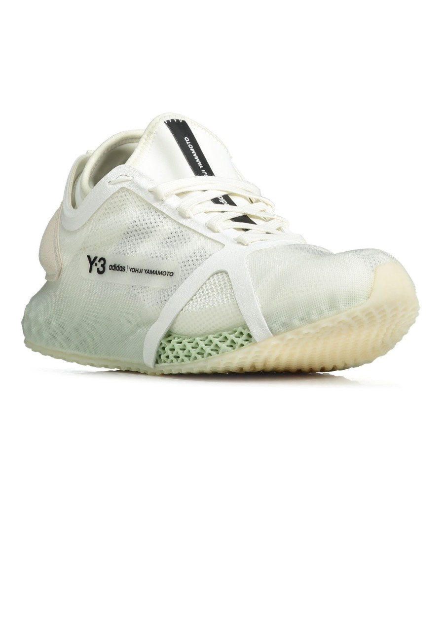 Footwear Y3 / adidas - Yohji Yamamoto | Y3 Runner 4D Iow-White/Green