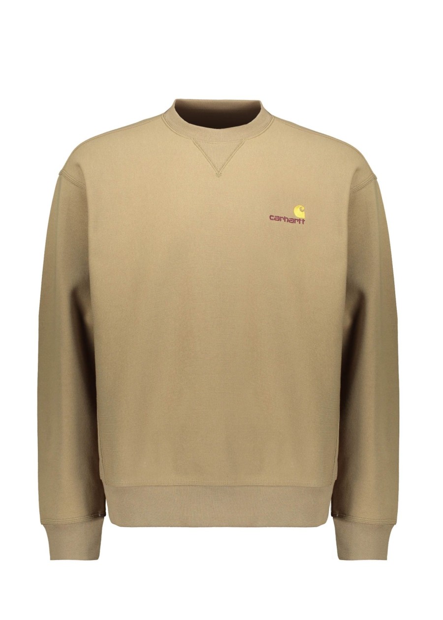 Clothing Carhartt WIP | Carhartt American Script Sweatshirt-Larch