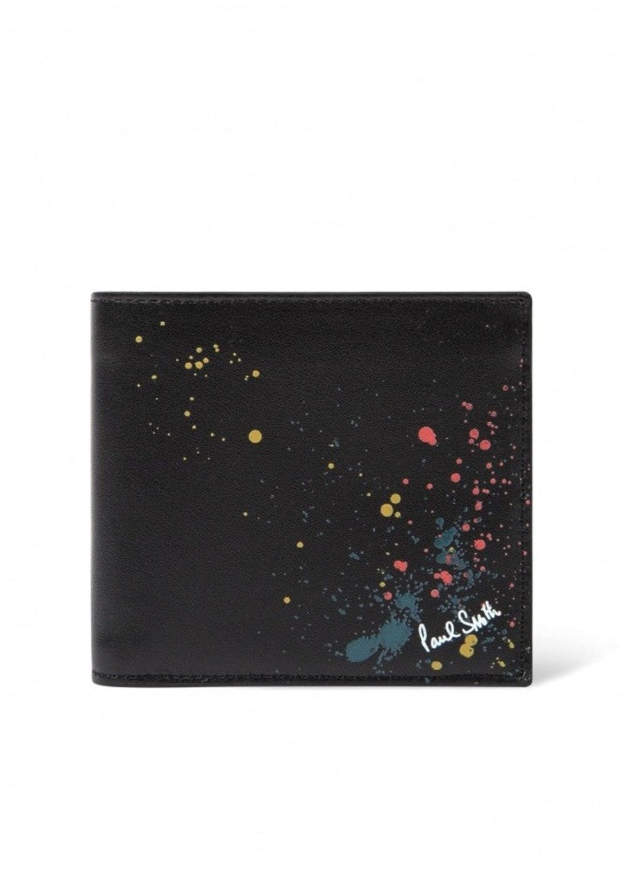 Accessories Paul Smith | Paul Smith Splat Bill Fold Wallet-Black