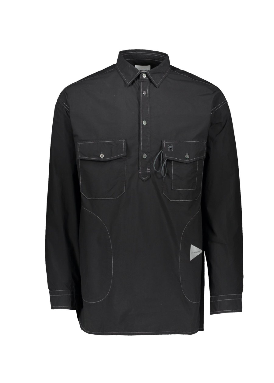 Clothing And Wander | Cordura Typewriter Shirt-Black