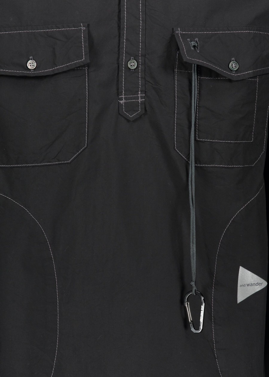 Clothing And Wander | Cordura Typewriter Shirt-Black