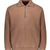 Clothing General Admission | General Admission Lincoln Quarter Zip Sweat-Brown