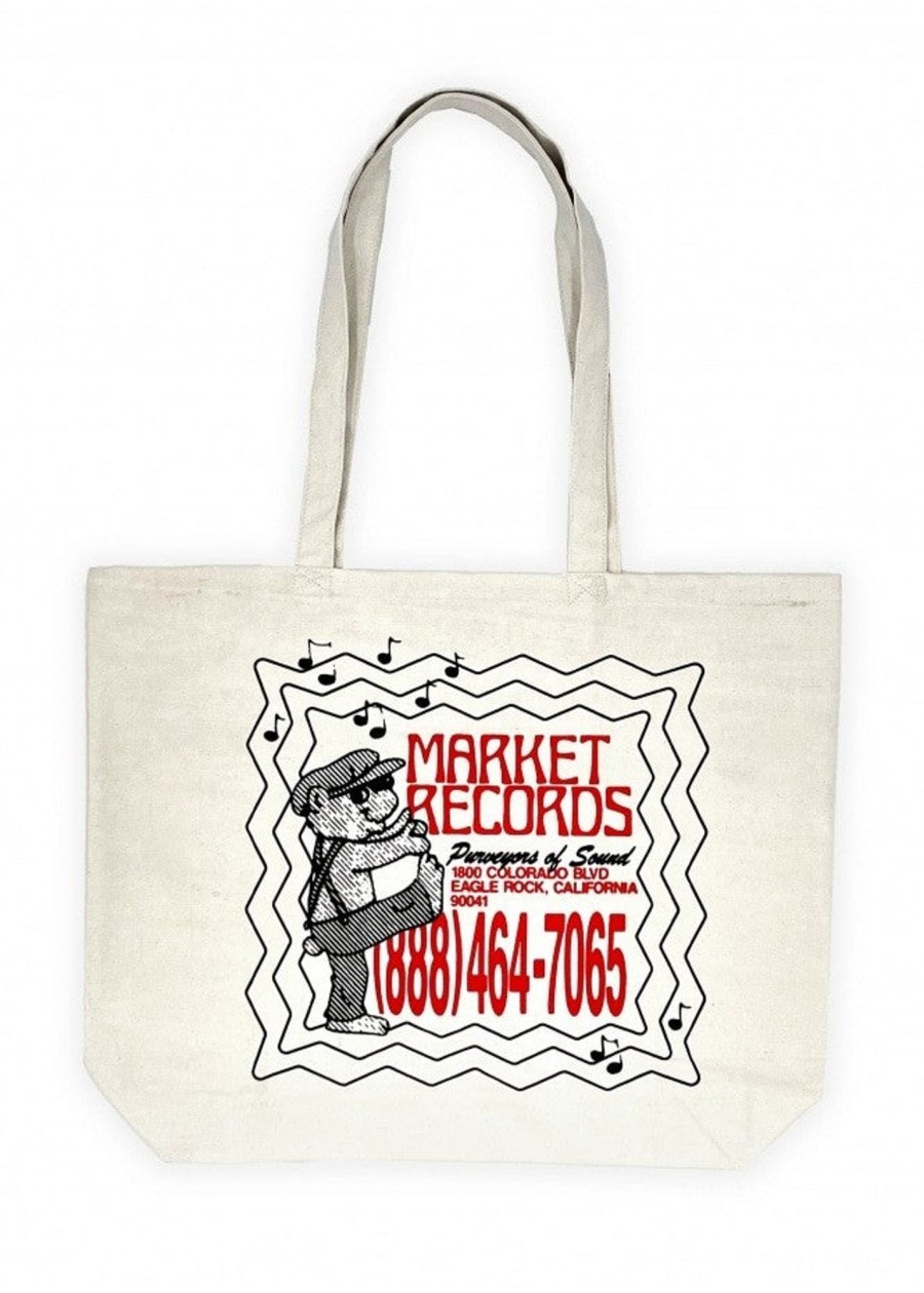 Accessories MARKET | Market Records Tote Bag-Cream