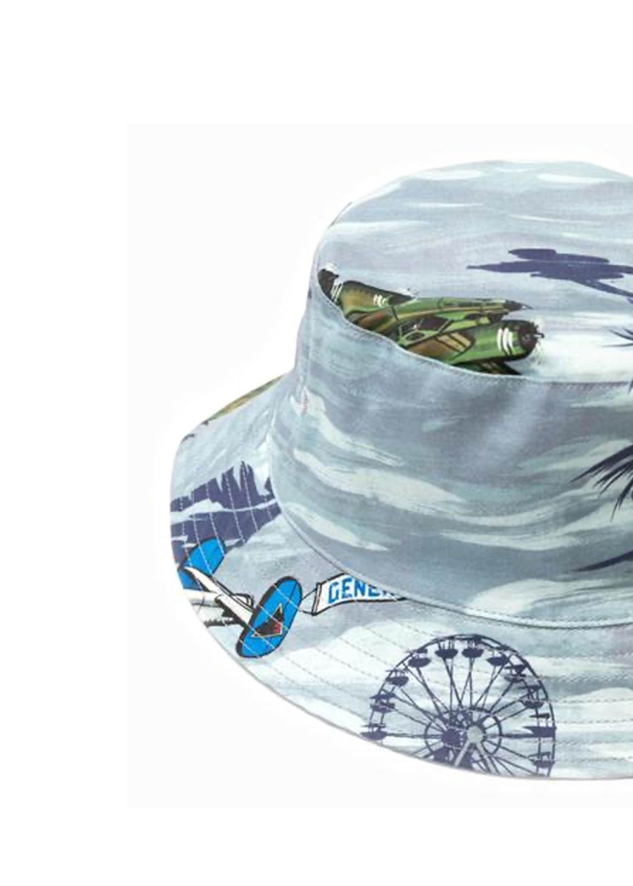 Accessories General Admission | General Admission Bomber Plane Bucket Hat-Multi