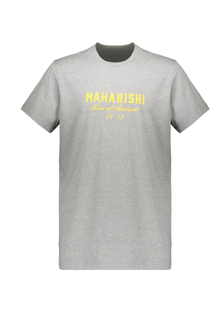 Clothing Maharishi | Maharishi Temple Naga Organic T Shirt-Grey