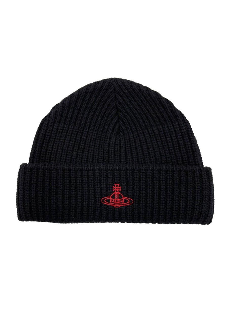 Accessories Vivienne Westwood | Vivienne Westwood Sporty Beanie-Black