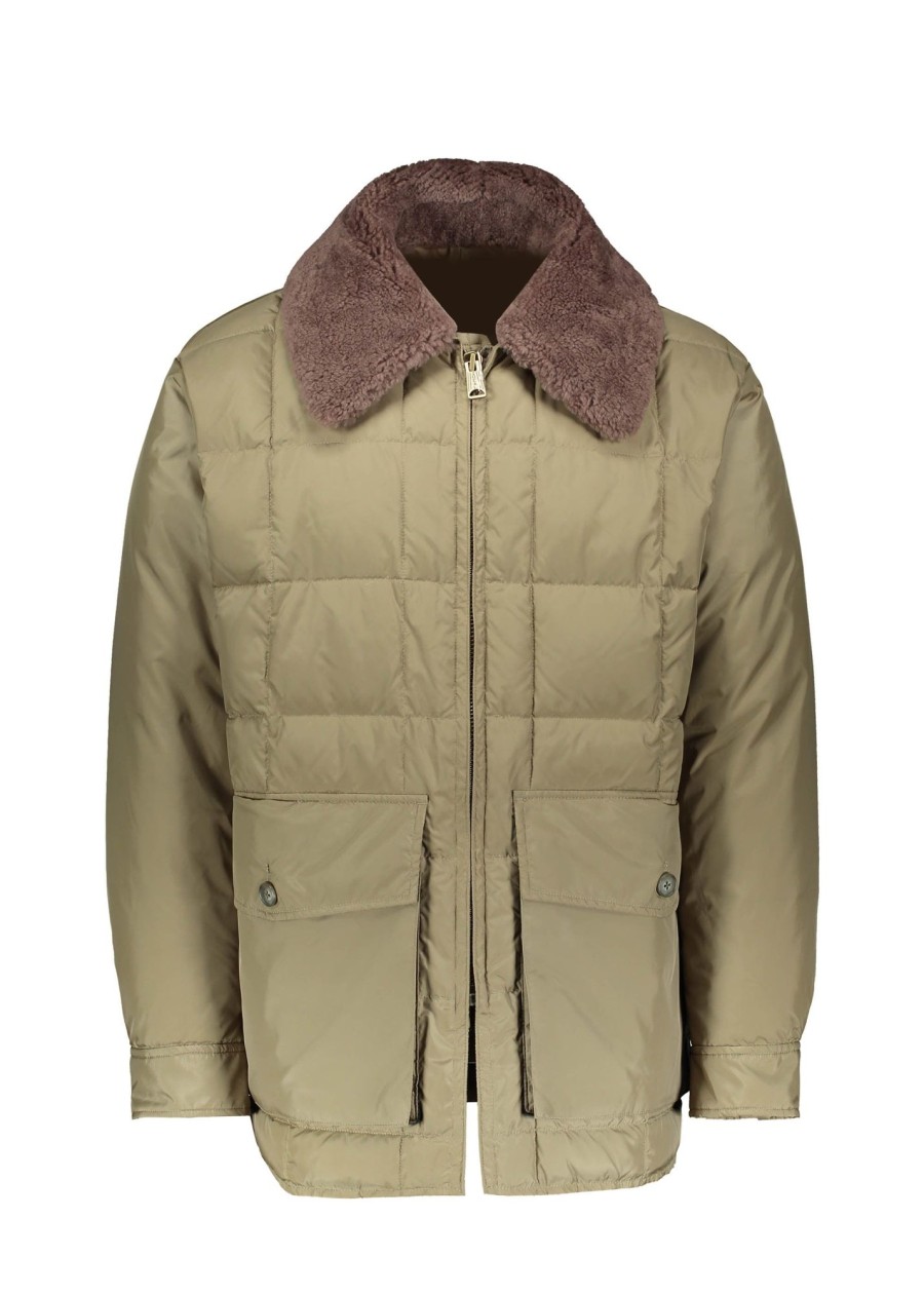 Clothing Beams Plus | Beams Plus Fur Collared Jacket-Khaki