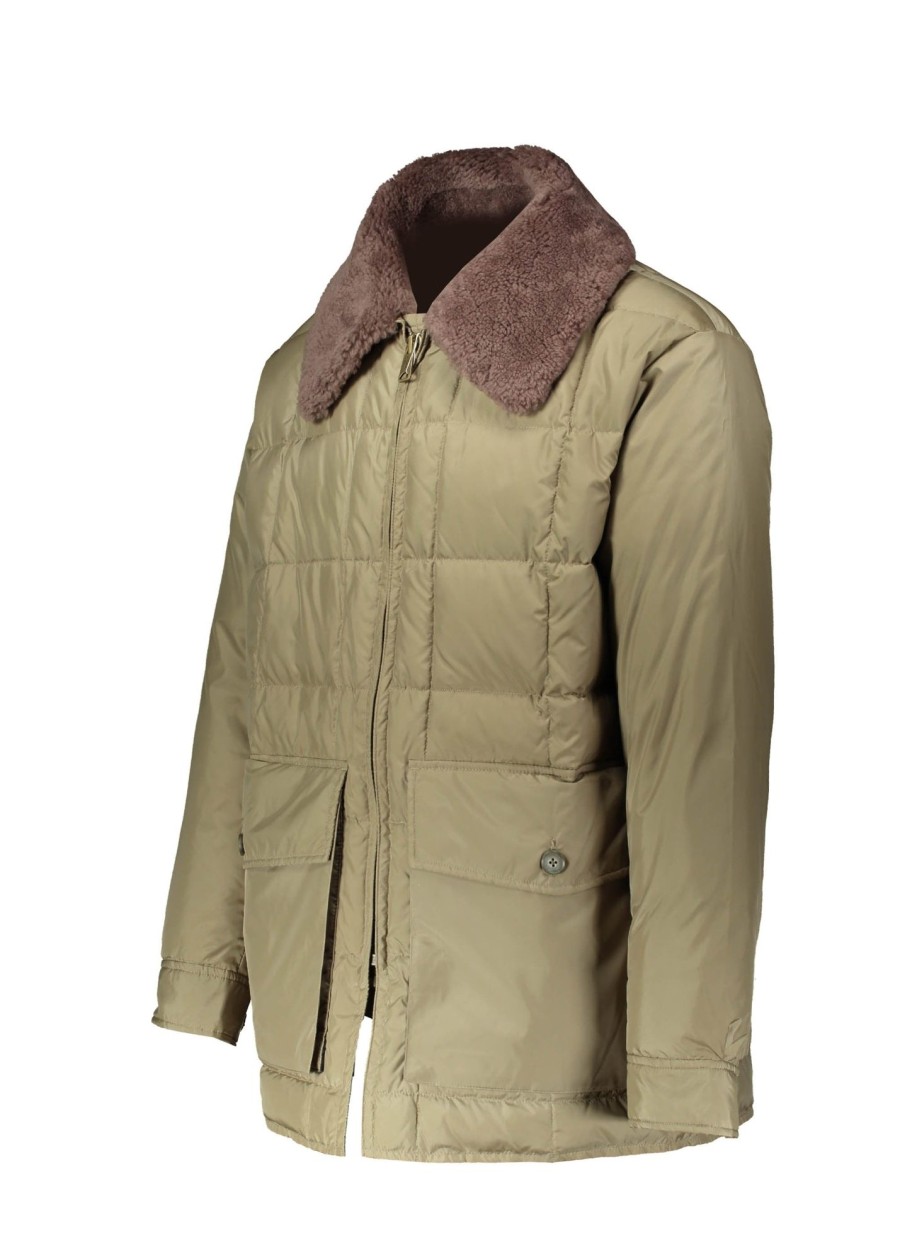 Clothing Beams Plus | Beams Plus Fur Collared Jacket-Khaki