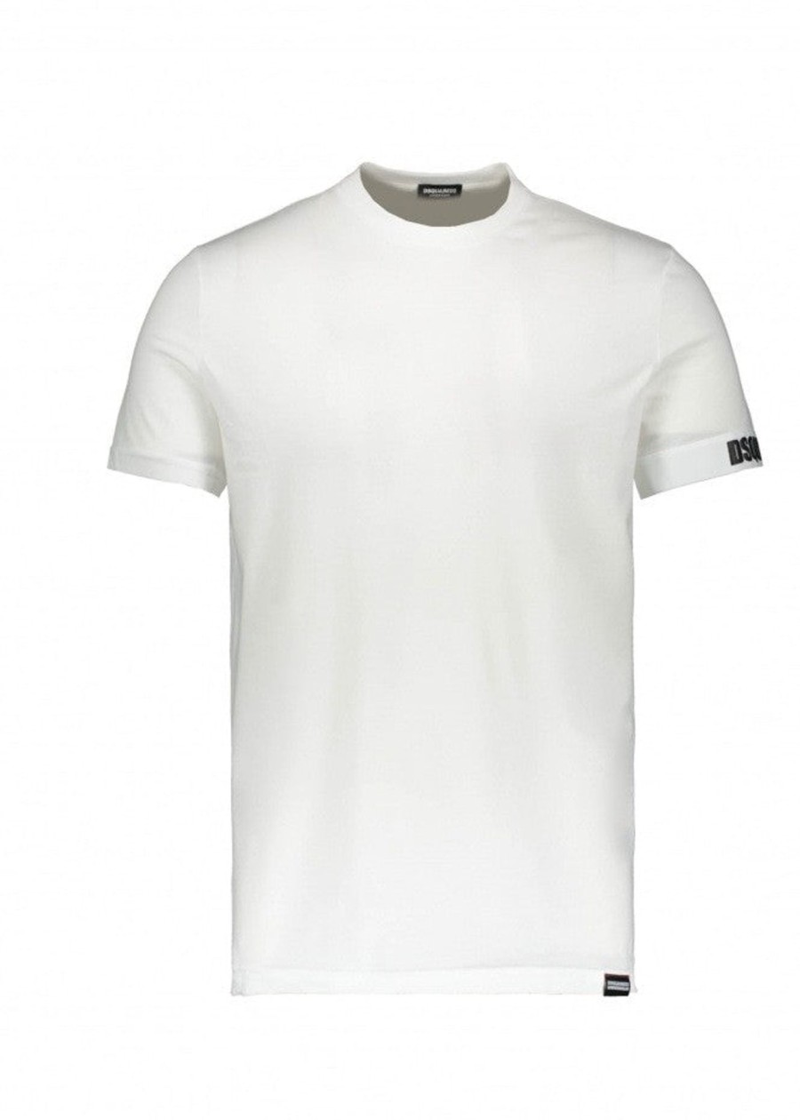 Clothing D Squared2 | Dsquared2 Round Neck-White