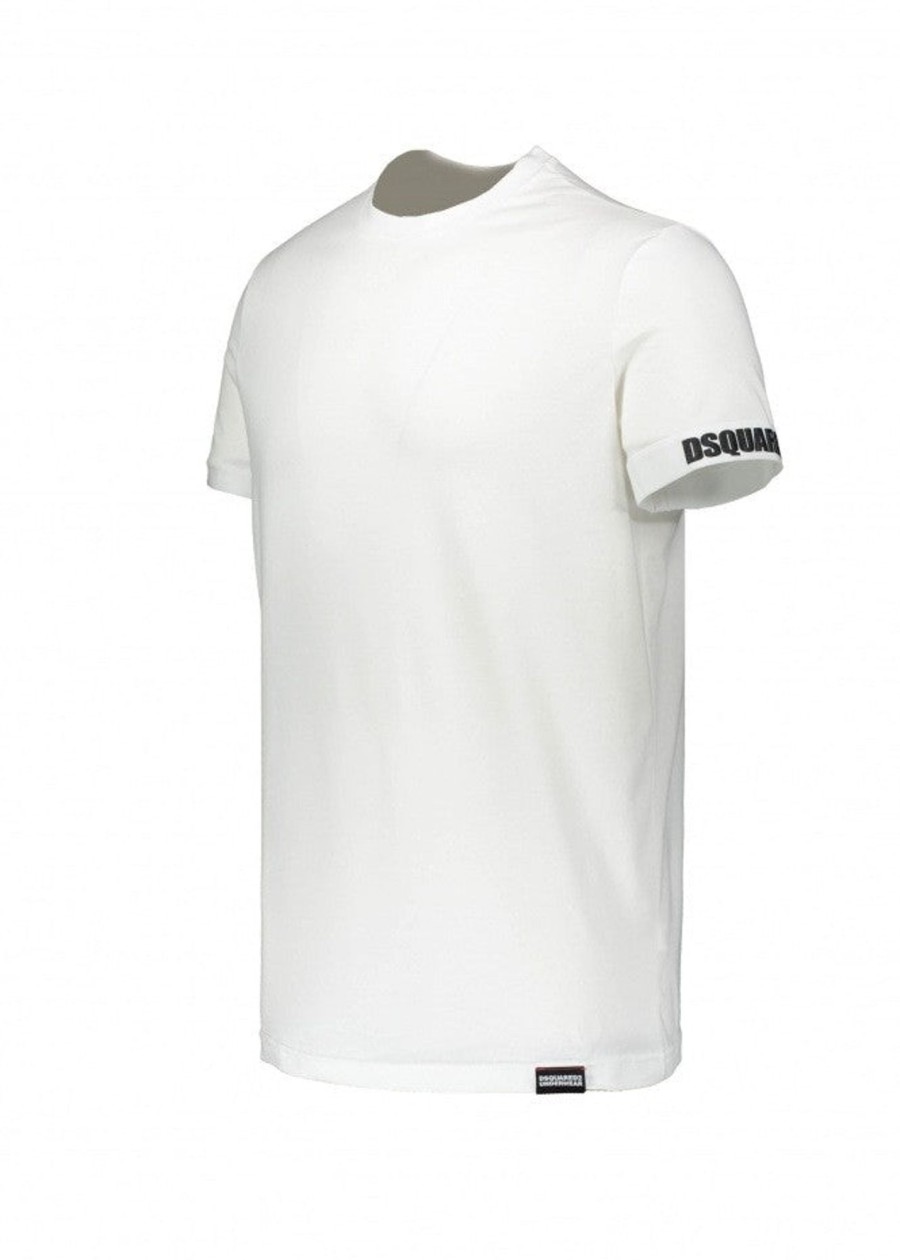 Clothing D Squared2 | Dsquared2 Round Neck-White