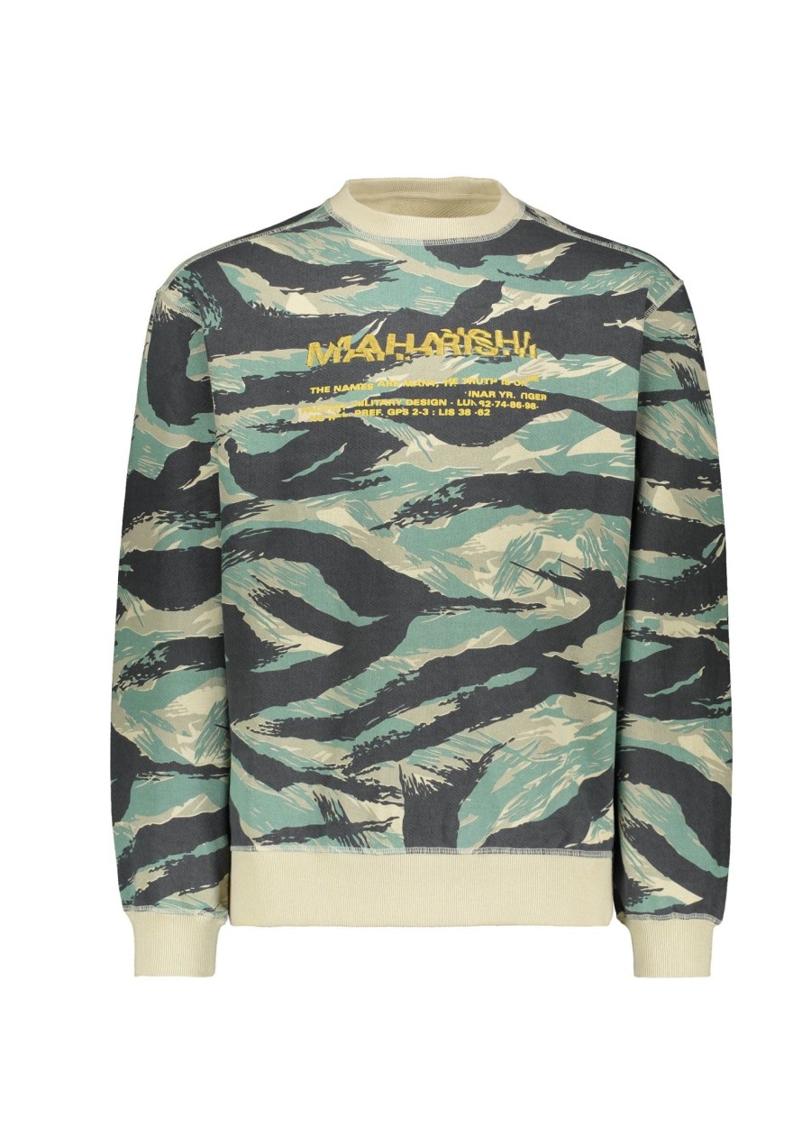 Clothing Maharishi | Maharishi Camo Military Type Sweatshirt-Jungle