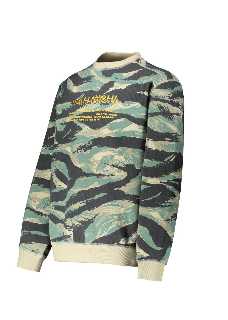 Clothing Maharishi | Maharishi Camo Military Type Sweatshirt-Jungle