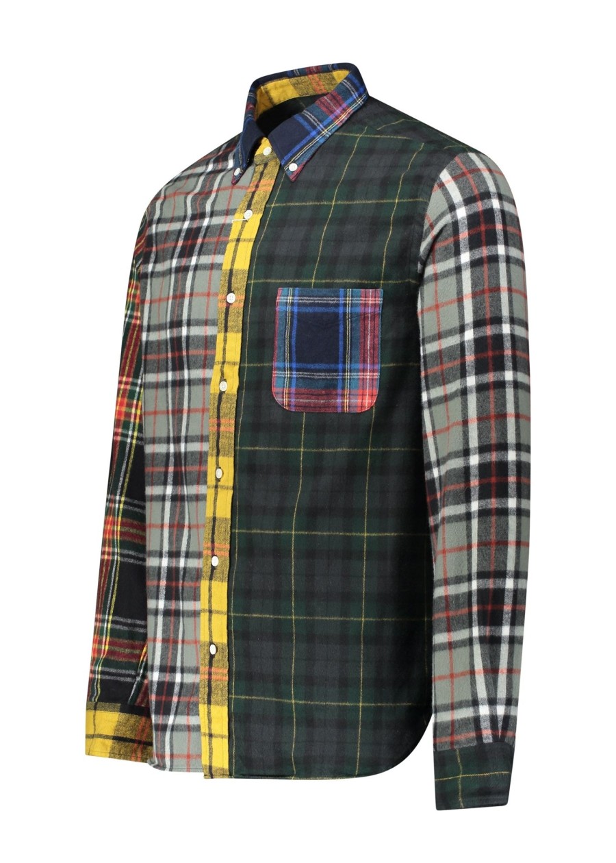 Clothing Beams Plus | Beams Plus Check Panel Shirt-Grey