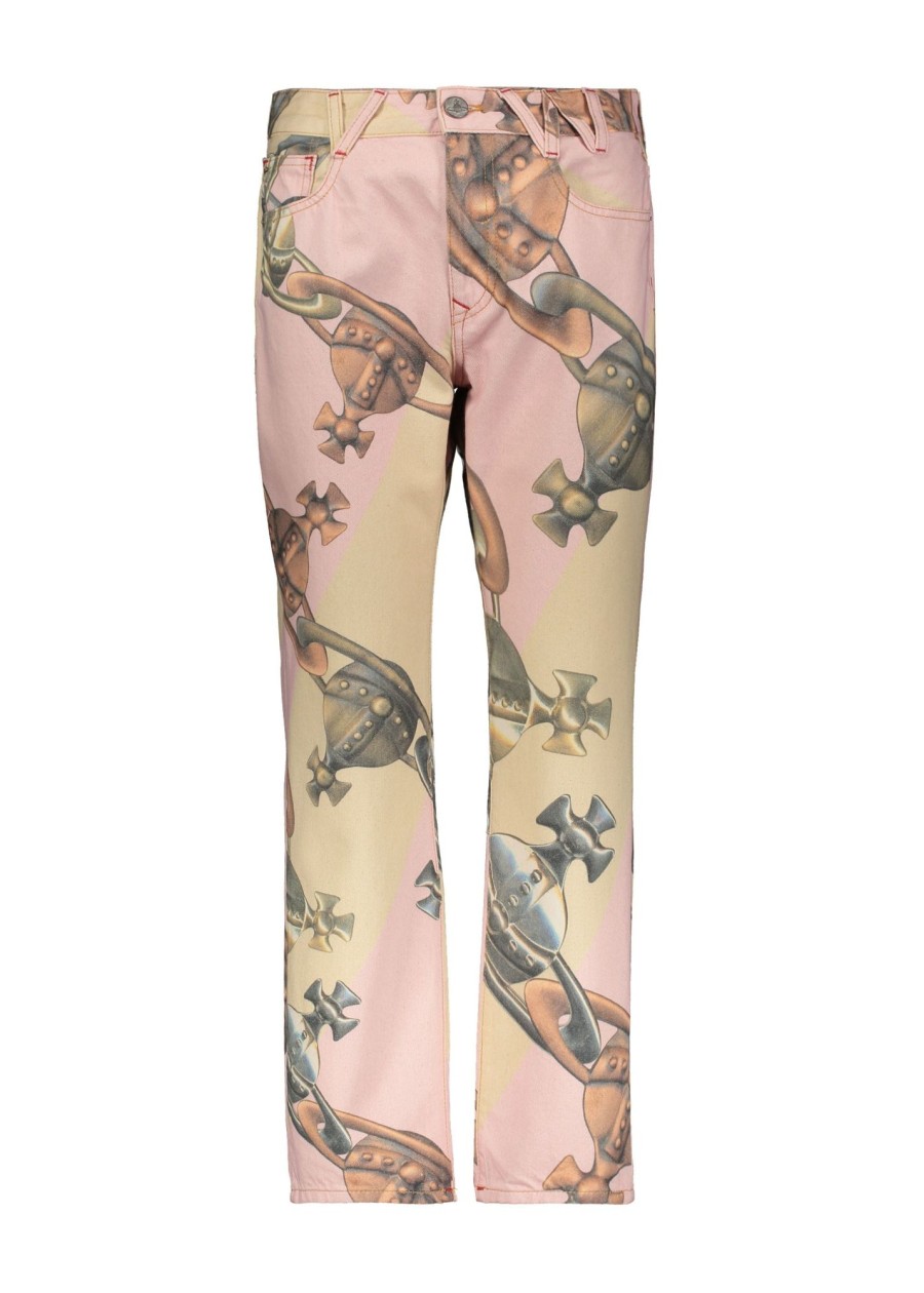 Clothing Vivienne Westwood | Vivienne Westwood Harris Printed Jeans-Peach