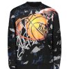 Clothing MARKET | Market Shattered Backboard Crew Neck-Black/Blue